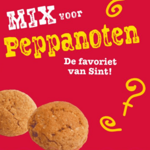 Pepernoten bakmix sinterklaas cadeau van Borrelen.nl