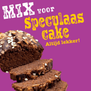 Speculaascake bakmix sinterklaas cadeau van Borrelen.nl