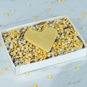 Sweetbox - Je bent goud waard Brownie brievenbus cadeau van Borrelen.nl