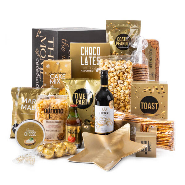 Gouden Topper kerstpakket van Borrelen.nl