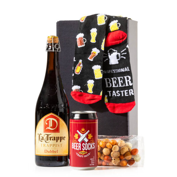 La Trappe met Sokken kerstpakket van Borrelen.nl